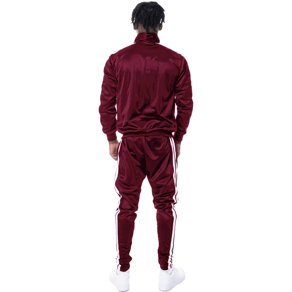 Maroon velour hot sale adidas tracksuit