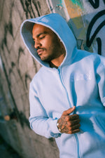 P FLARE TR SKY BLUE SWEATSUIT