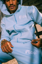 P FLARE TR SKY BLUE SWEATSUIT